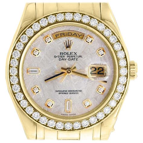 rolex solid gold|18 karat gold Rolex watch.